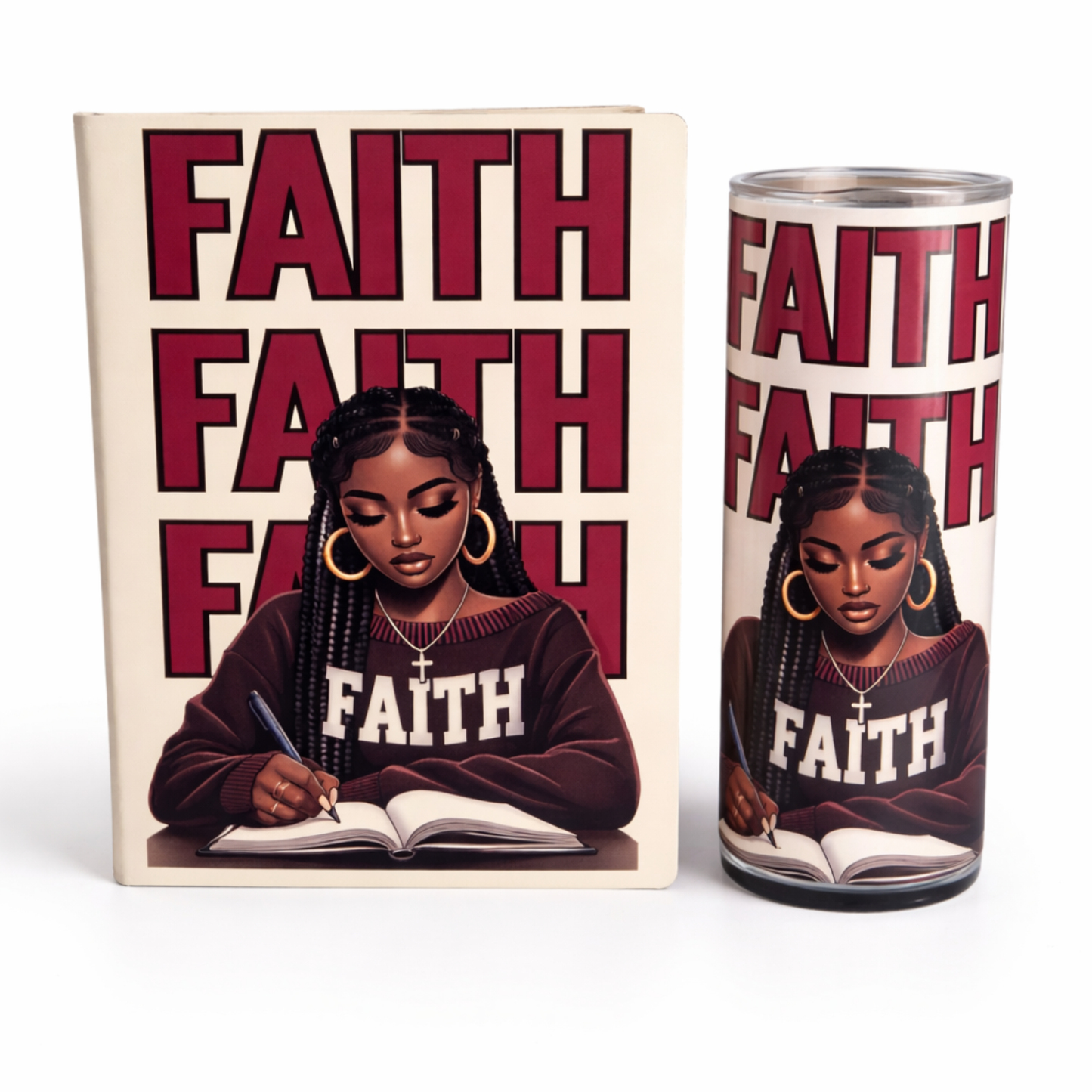 Faith Journal & Tumbler Bundle