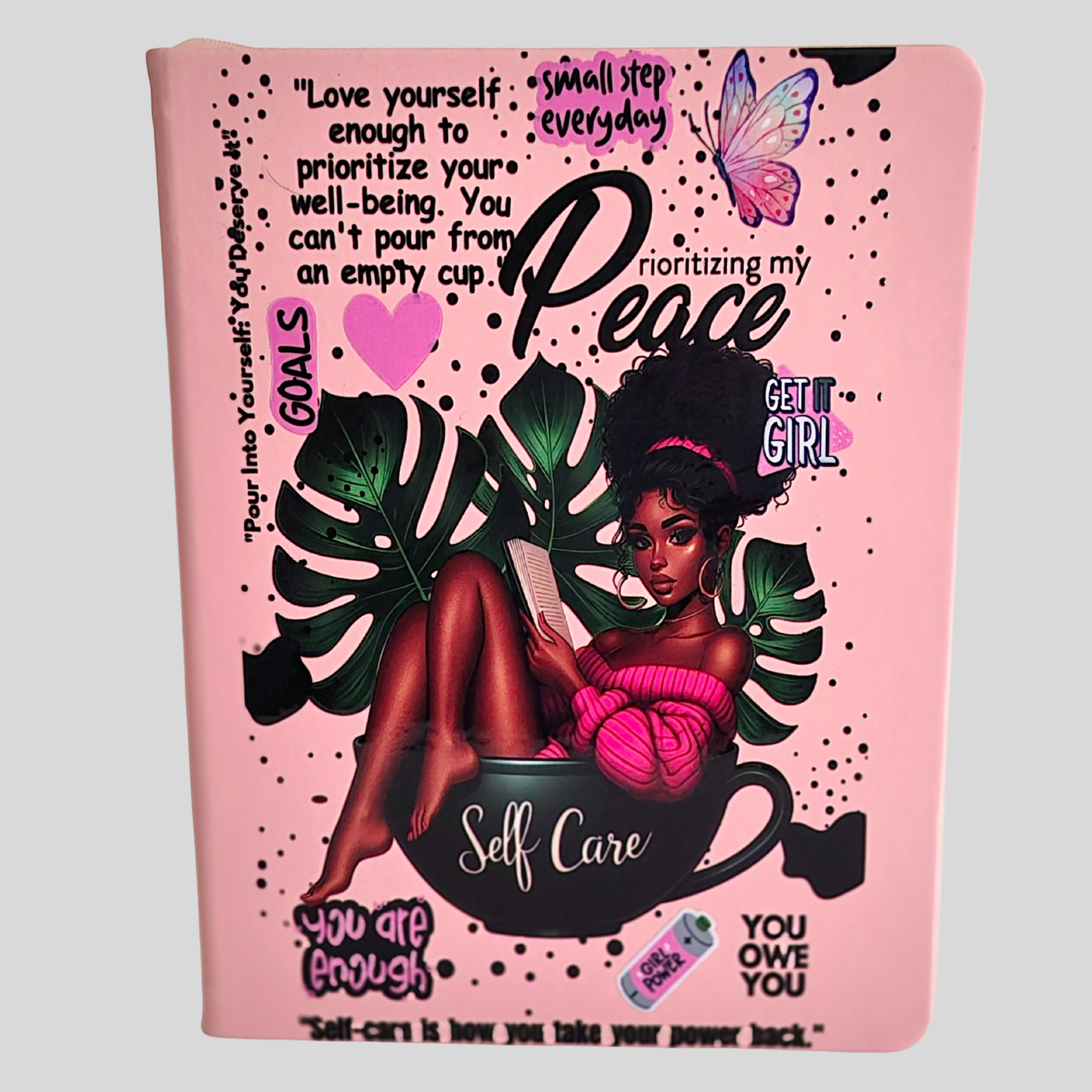 Self-Care Peace Journal | Prioritize You Notebook