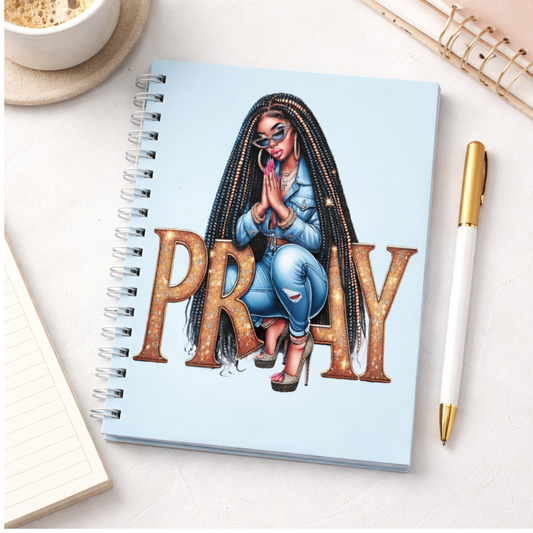 PRAY- UVDTF TRANSFER JOURNAL/20 OZ TUMBLER