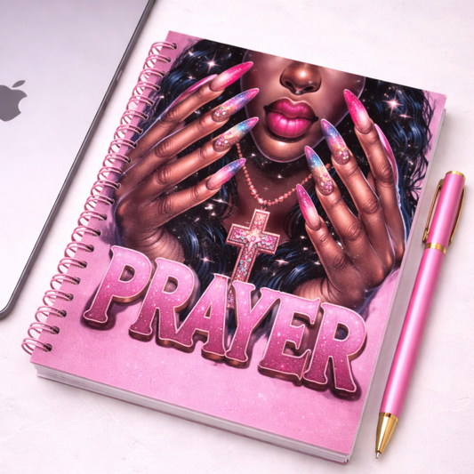 PRAYER FACE UVDTF - JOURNAL/20OZ TUMBLER