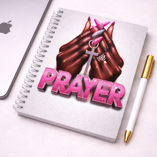 PRAYER HANDS-UVDTF JOURNAL/20 OZ TUMBLER