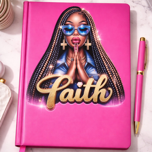 FAITH - UVDTF TRANSFER JOURNAL/20 OZ TUMBLER