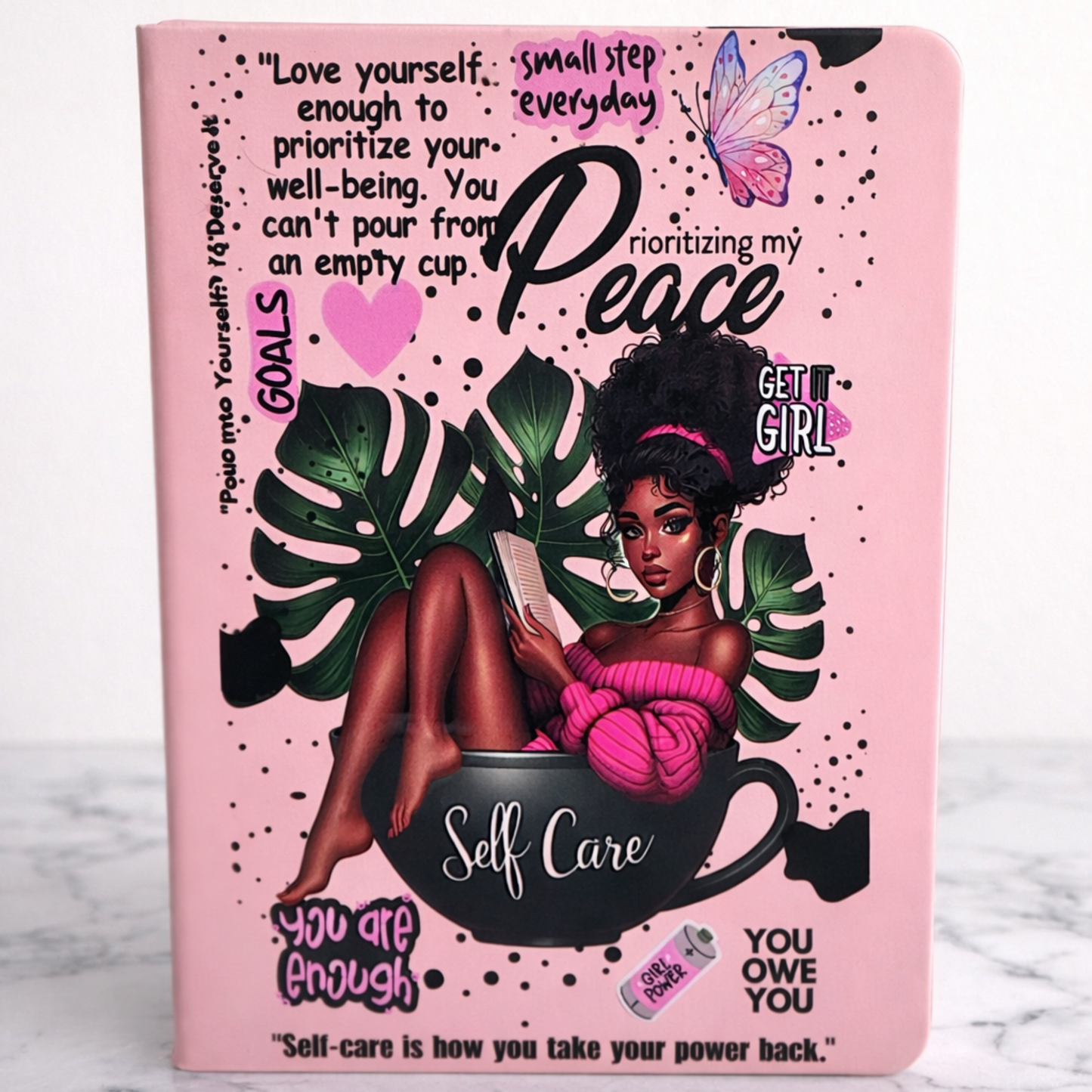 Self-Care Peace Journal | Prioritize You Notebook