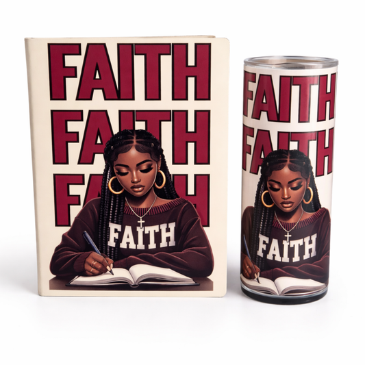 Faith Journal & Tumbler Bundle