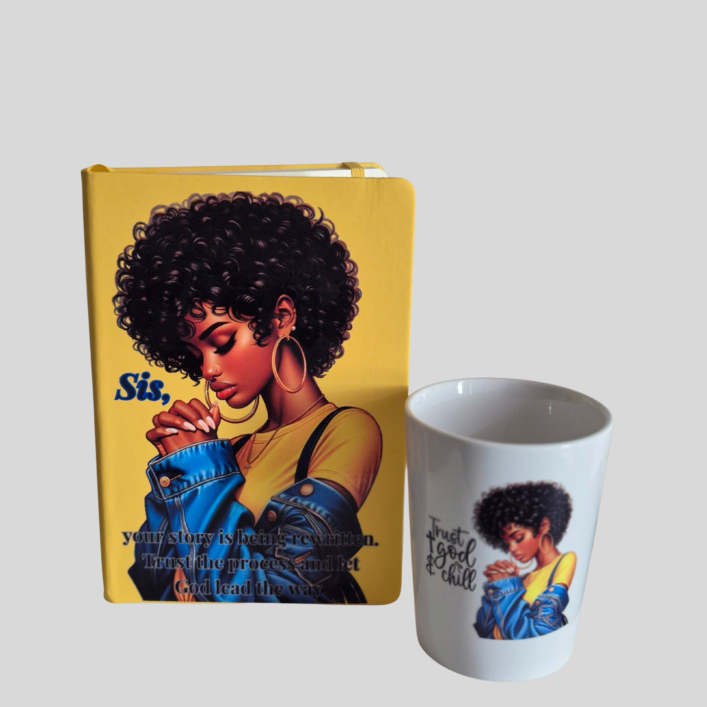 Sis, Trust the Process Journal & Mug Set | Faith-Inspired Bundle