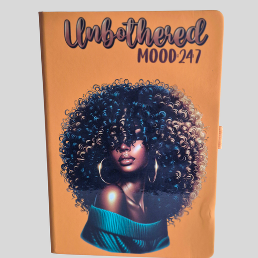 Unbothered Mood 24/7 Journal | Bold Affirmation Notebook